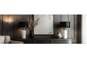 The charm and versatility of grey table lamps