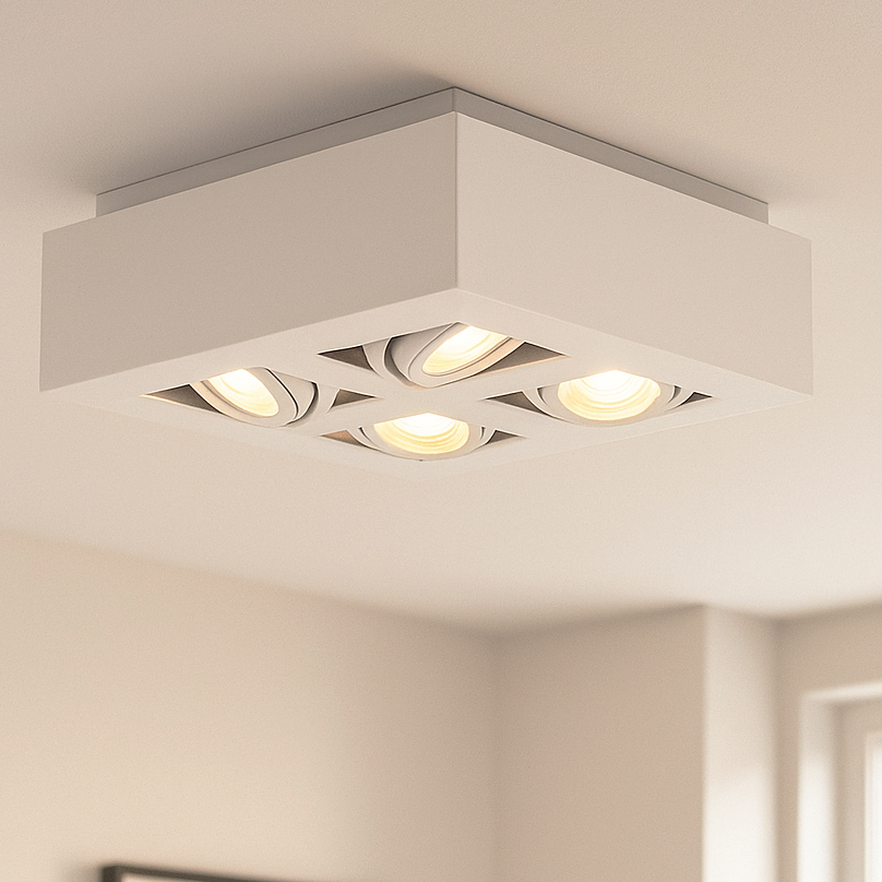 Modern surface mounted downlight white, Akira