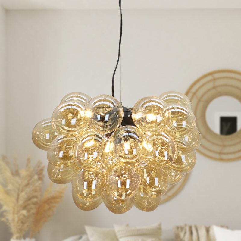 Design pendant light amber, Cyril