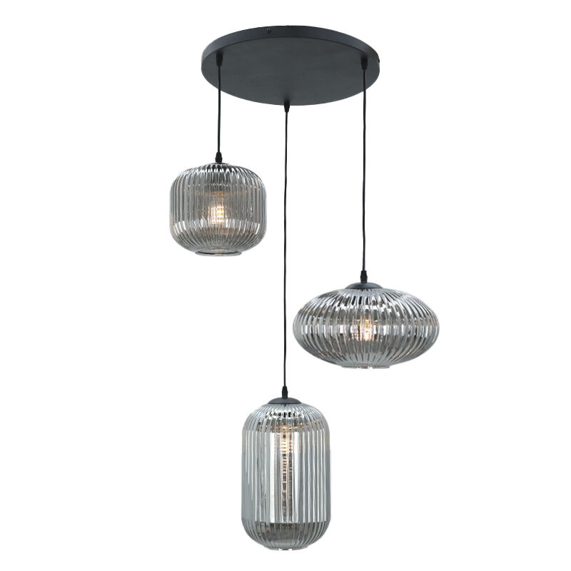 Retro pendant light grey, Charlois