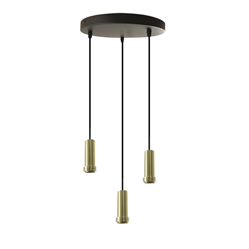 Aluminium pendant light without shade black, Rika
