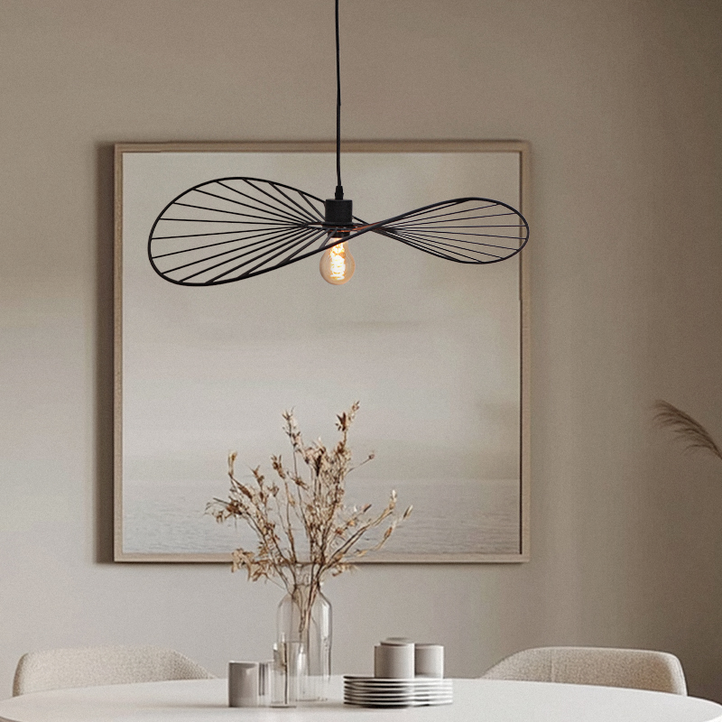 Retro pendant light black, Jolinda
