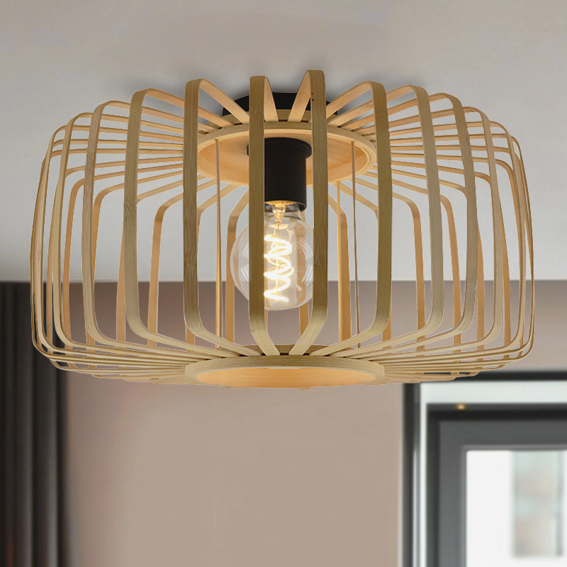 Bamboo ceiling light brown, Tina