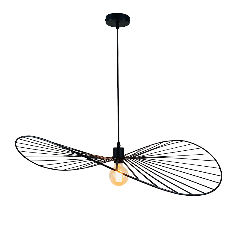 Retro pendant light black, Jolinda