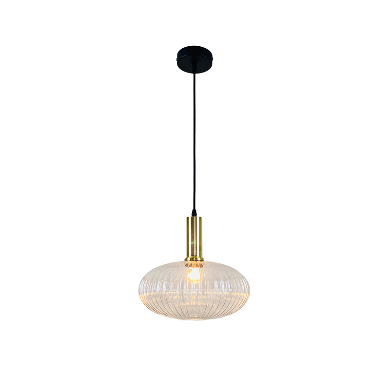 Retro pendant light transparent, Charlois