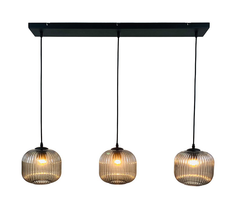Retro pendant light grey, Charlois