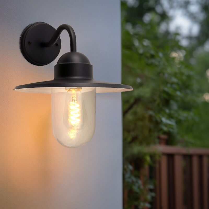 Classic outdoor light black, Maxx, IP44