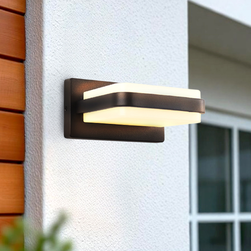 Modern outdoor light black, Sita, 12W, 3000K LED, IP44