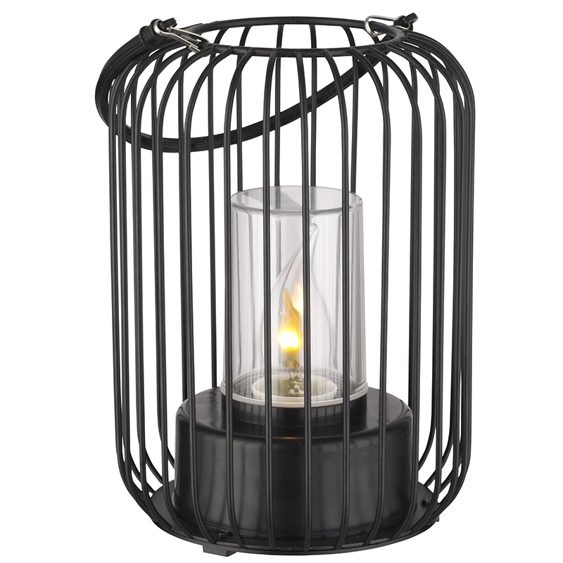 Modern outdoor table lamp black, Enya, IP44