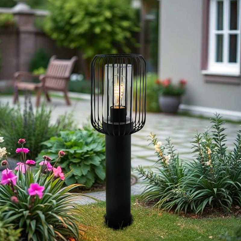 Modern outdoor light black, Enya, IP44