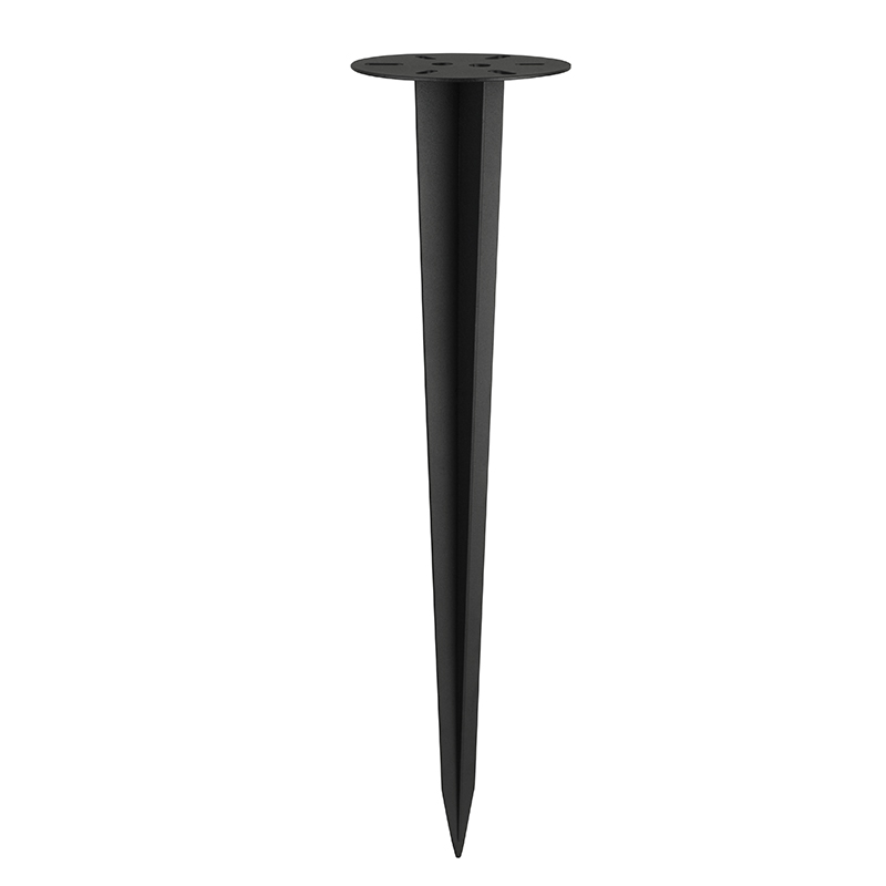 Round ground pin