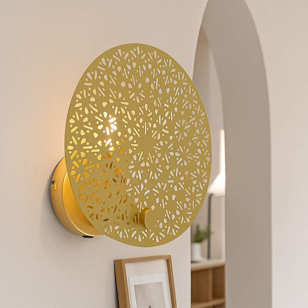 Design wall light brass, Sienna