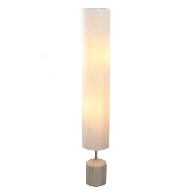 Modern floor lamp beige, Ghislaine, with switch