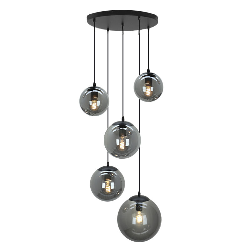 Design pendant light black, Dolf