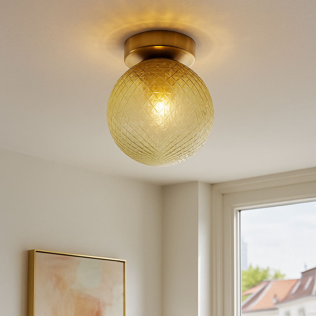 Retro ceiling light green, Johnson