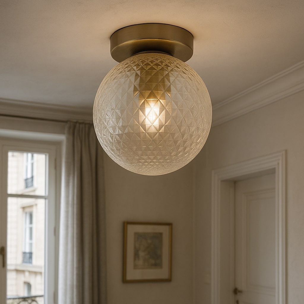 Retro ceiling light transparent, Johnson