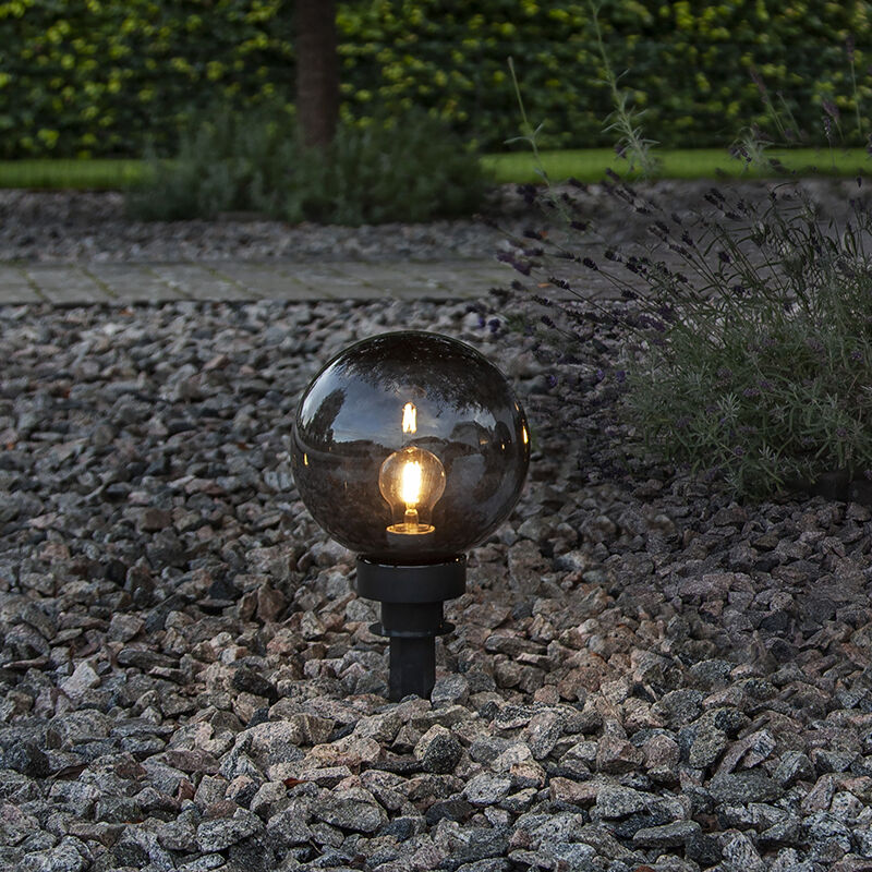 Modern garden spike light black, Aize, IP44