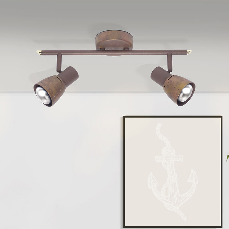 Metal ceiling spotlight copper, Rieko