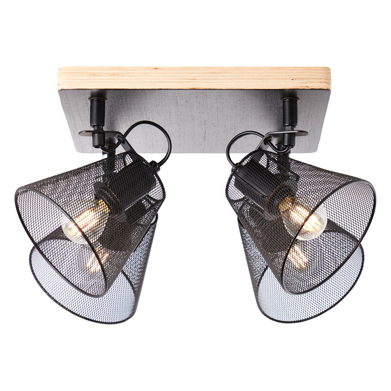 Wood ceiling spotlight black, Havin