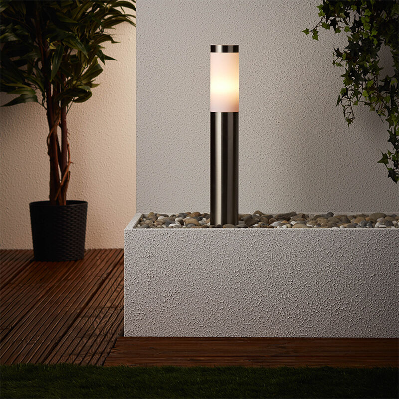 Plastic outdoor light chrome, Tom, IP44
