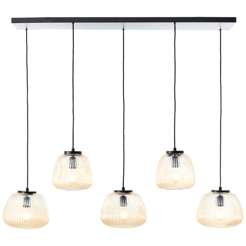 Retro pendant light amber, Neha