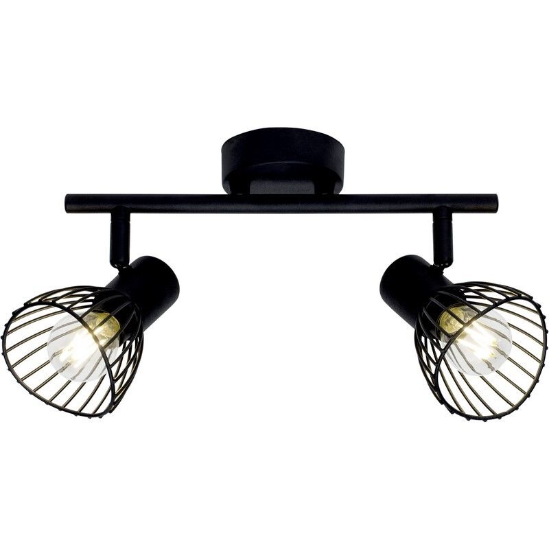 Industrial ceiling spotlight black, Aina
