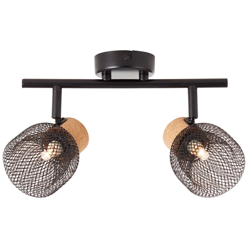 Cork ceiling spotlight black, Kayo