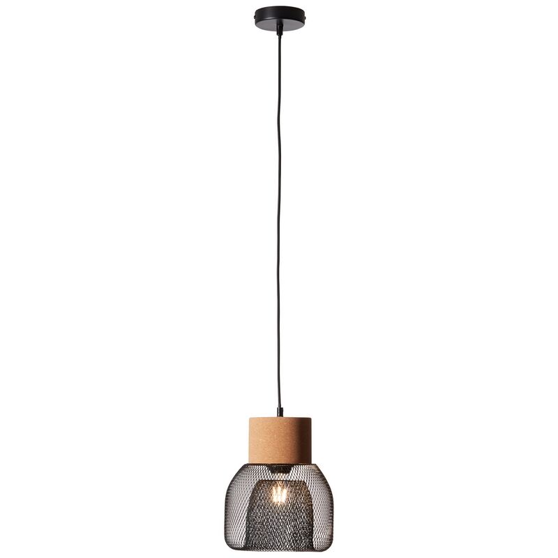 Cork pendant light black, Kayo