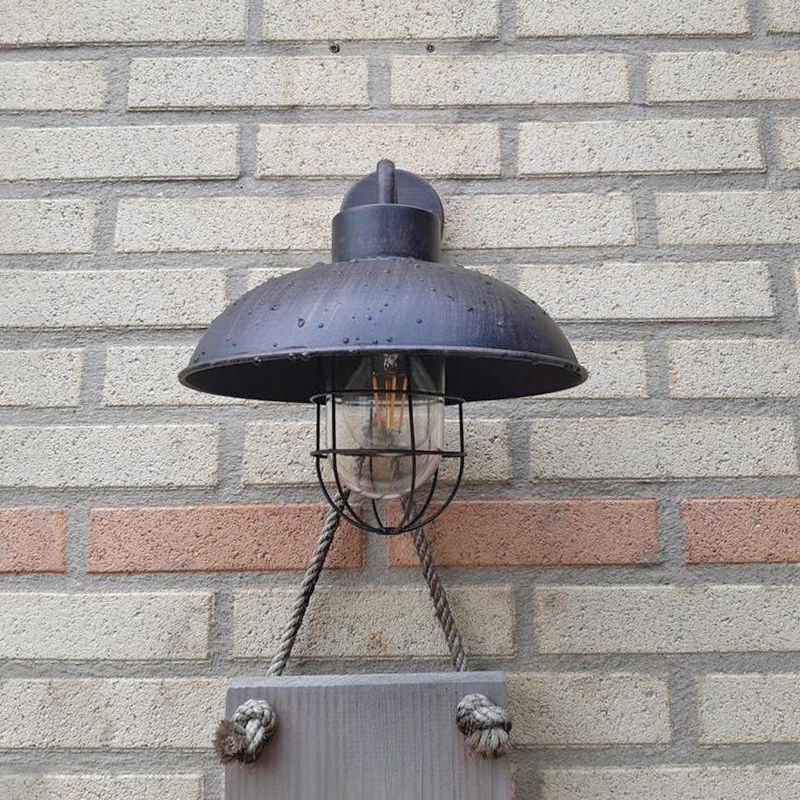 Industrial outdoor light rust coloured, Jaymiley, IP44