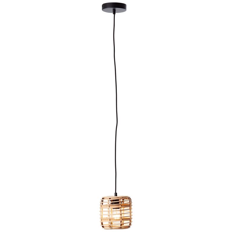 Wood pendant light black, Deacon
