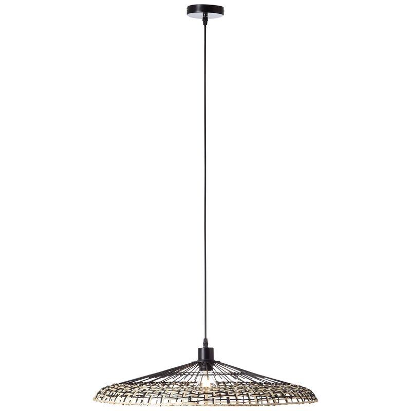 Rustic dining table hanging lamp black, Rianca