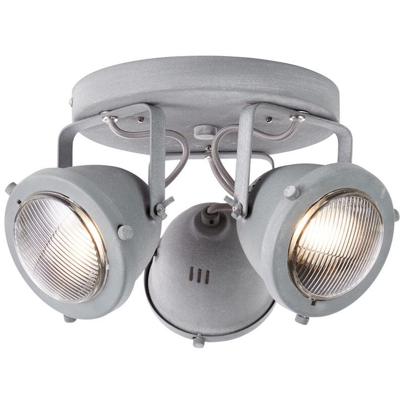 Industrial ceiling spotlight grey, Liza