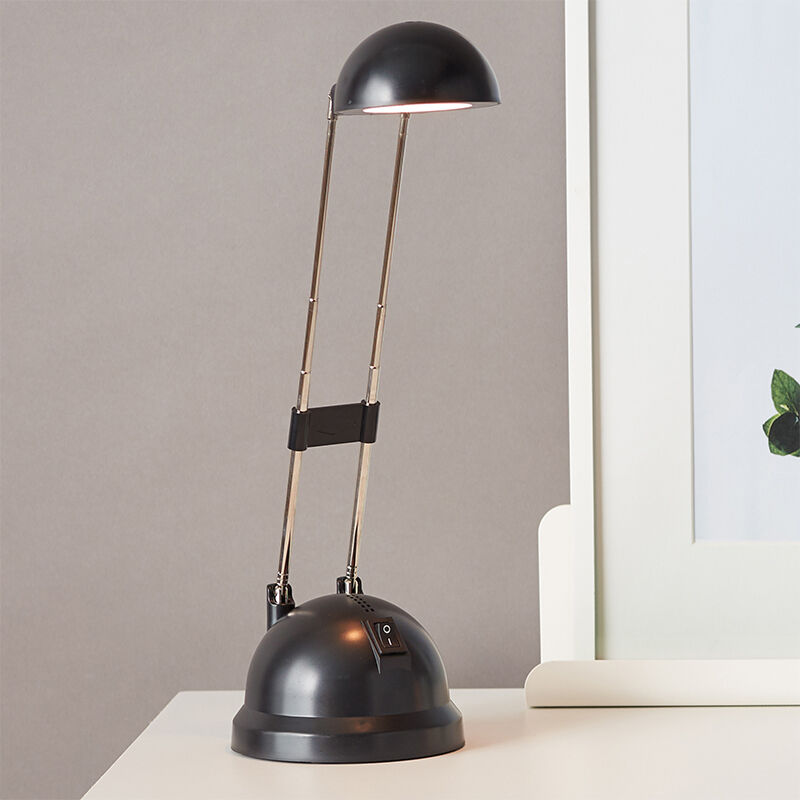 Modern desk lamp black, Louna, 6W, 2700K LED, with switch