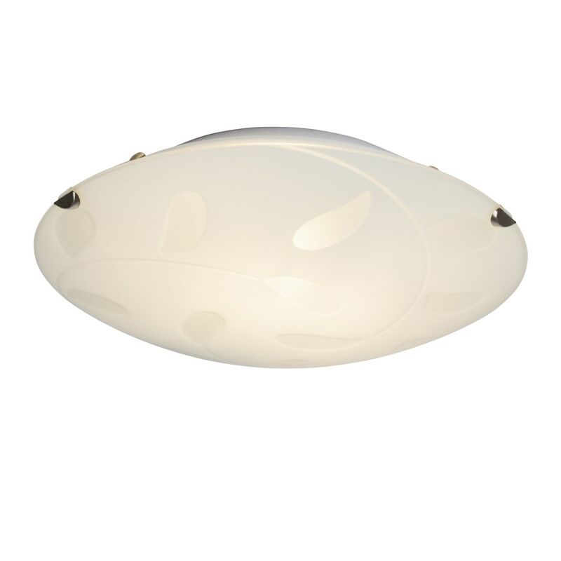 Glass flush ceiling light transparent, Alisson