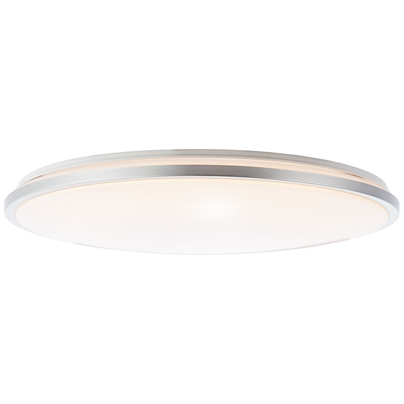 Modern flush ceiling light white, Haron, 60W, adjustable light colour LED, with remote control