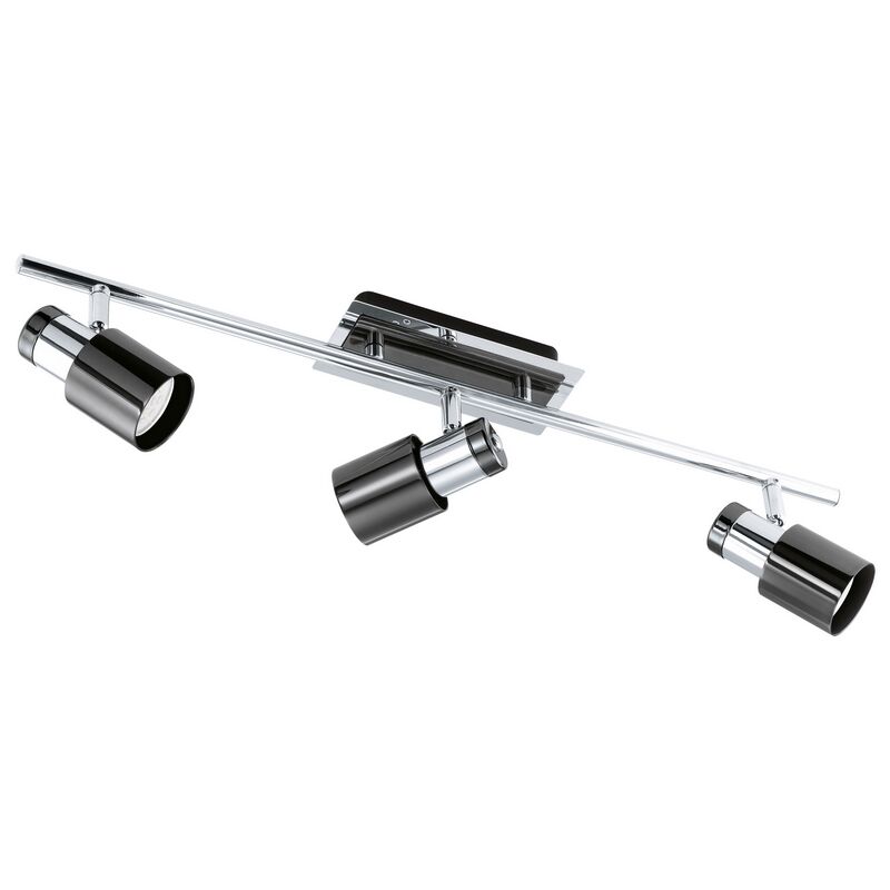 Nickel retro ceiling spotlight steel, Nicolas