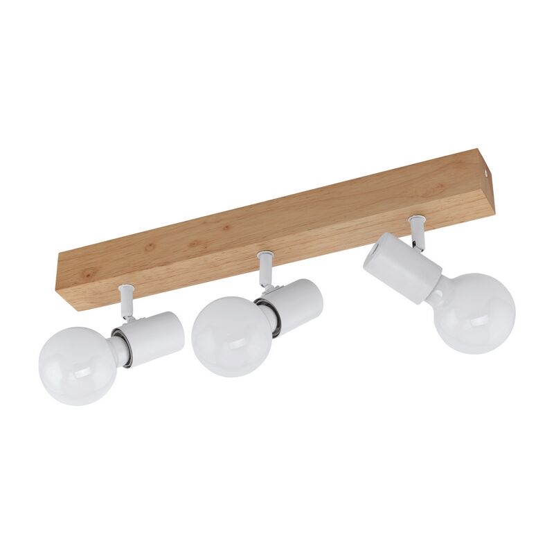 Wood ceiling spotlight brown, Anton