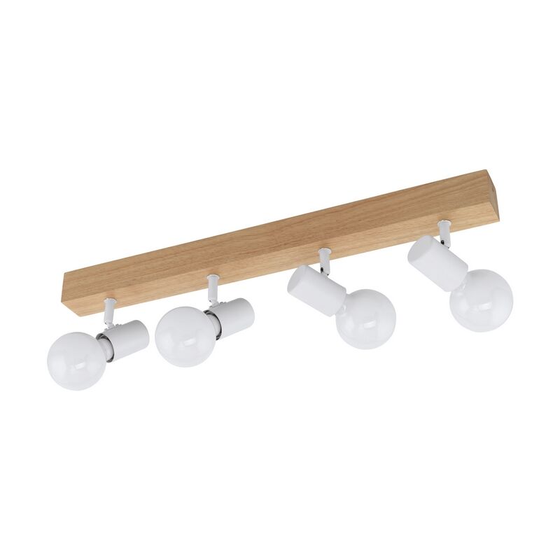 Wood ceiling spotlight brown, Anton