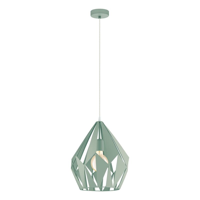 Green design pendant light metal, Acri