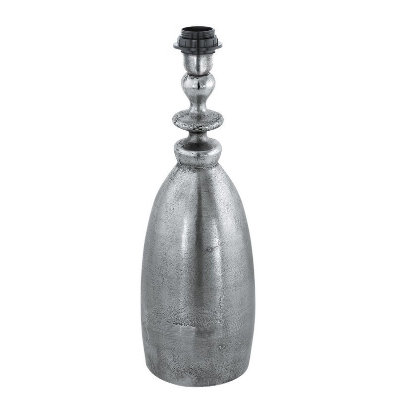 Nickel retro table lamp aluminium, Abdel, with switch