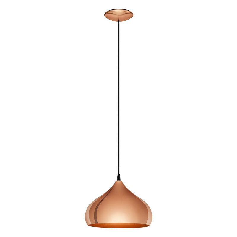 Copper retro pendant light metal, Ancone