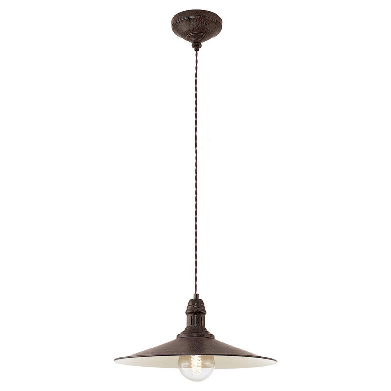 Brown classic pendant light steel, Jalysha