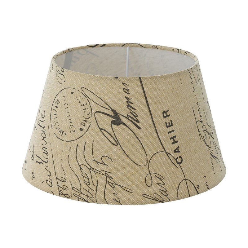 White Lampshade Noah, Fabric, Country