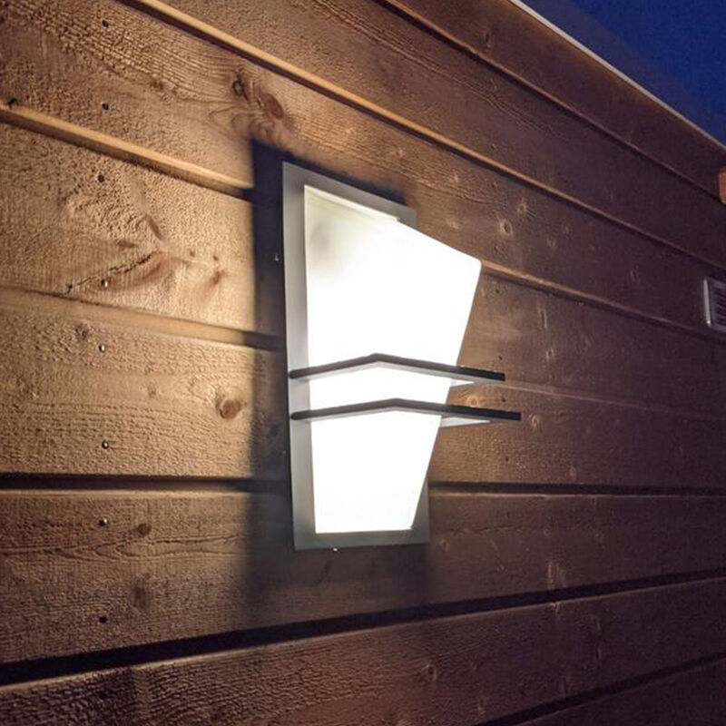 Anthracite outdoor light glass, Dae, IP44