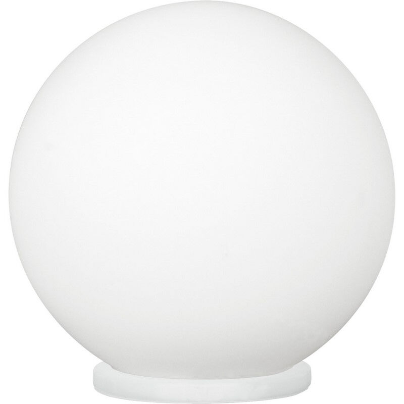 Silver table lamp glass, Dave, with switch