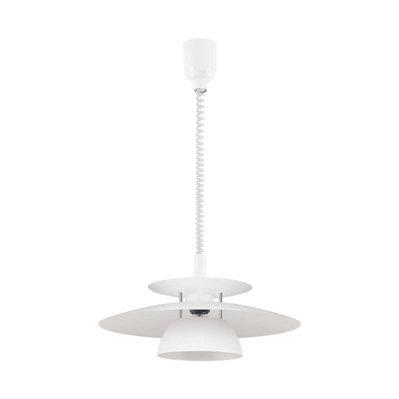 White design pendant light steel, Lariana