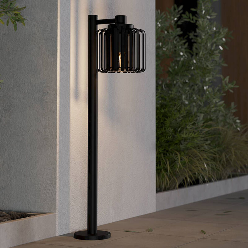 Black industrial outdoor light aluminium, Rebecca, IP65