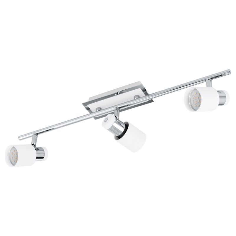 Chrome retro ceiling spotlight steel, Nicolas
