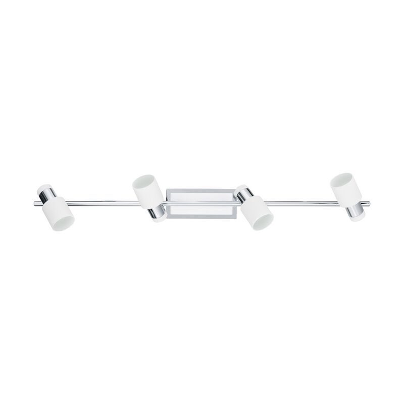 Chrome retro ceiling spotlight steel, Nicolas
