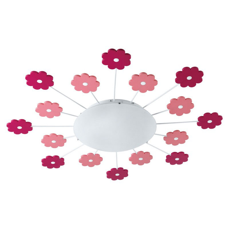 Pink design kid's ceiling light glass, Olle